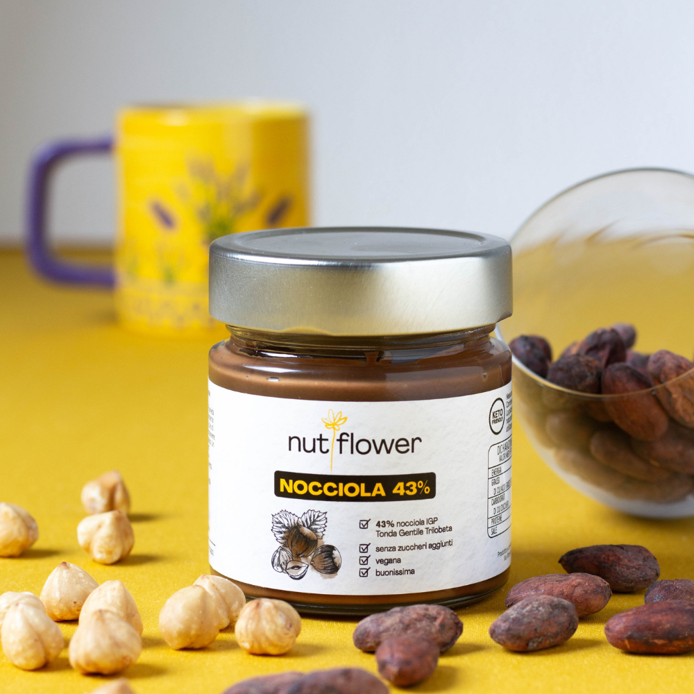 Crema 43% Nocciola e Cacao - Senza zuccheri aggiunti
