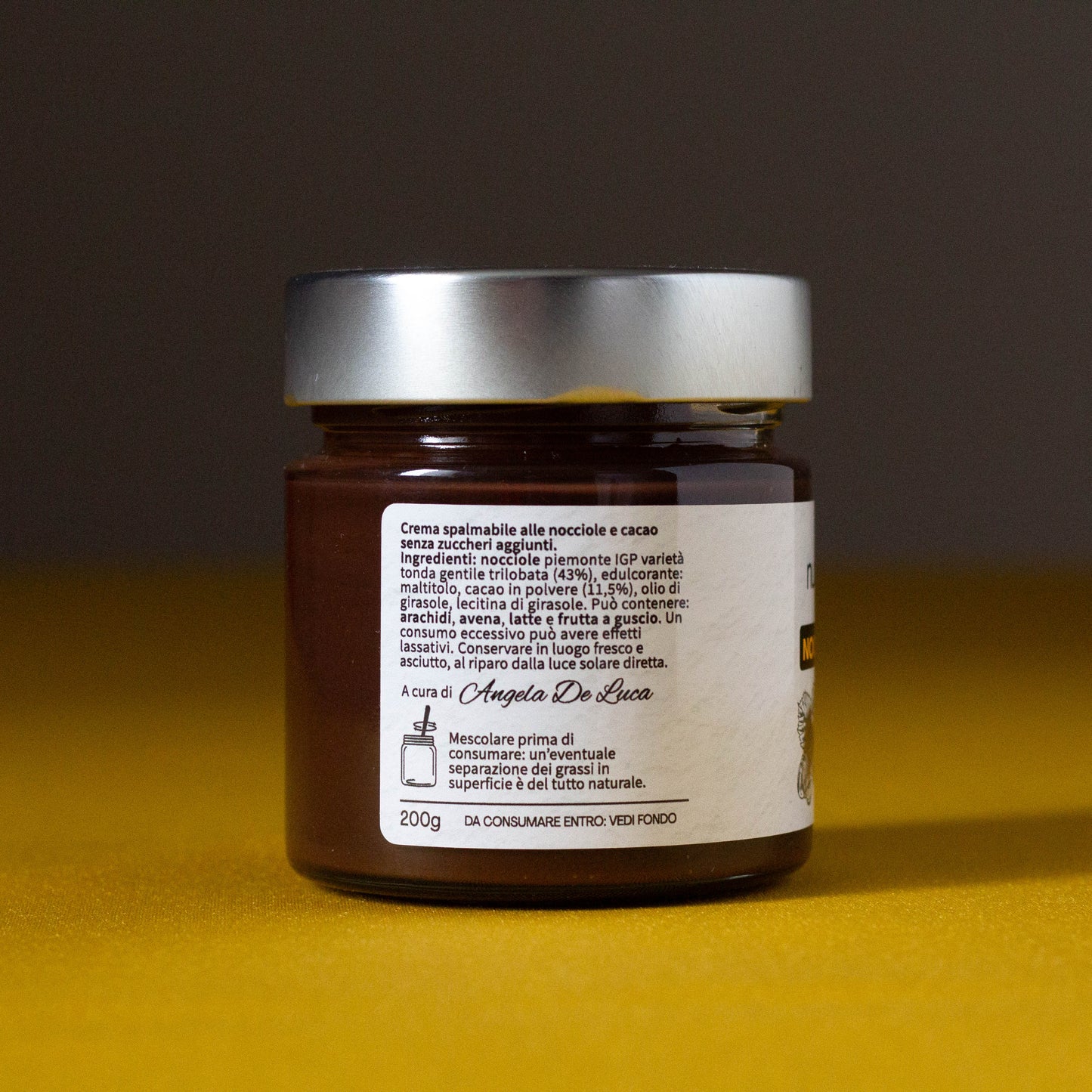 Crema 43% Nocciola e Cacao - Senza zuccheri aggiunti