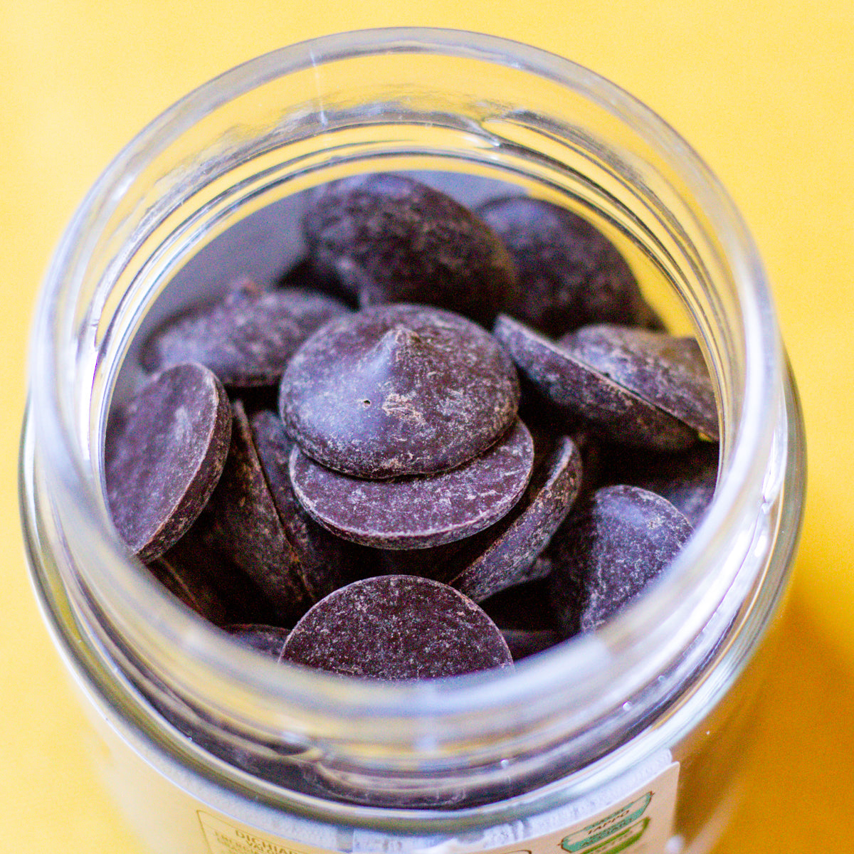 Pepite di massa di cacao