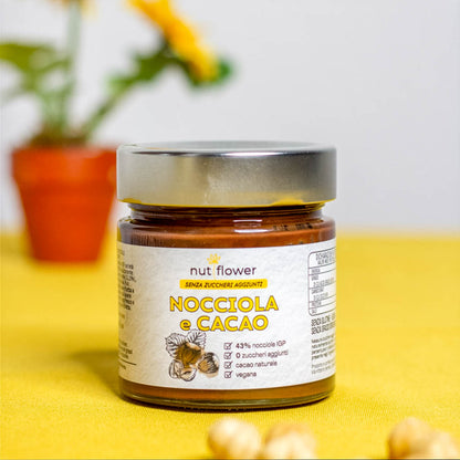 Crema Nocciola 43% e Cacao - Senza Zuccheri Aggiunti
