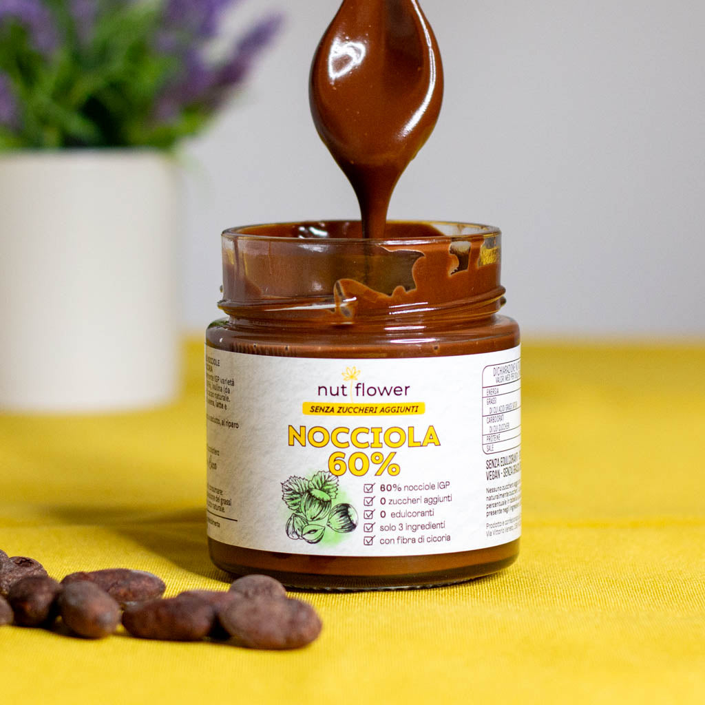 Crema Nocciola 60% e Cacao - Con Inulina