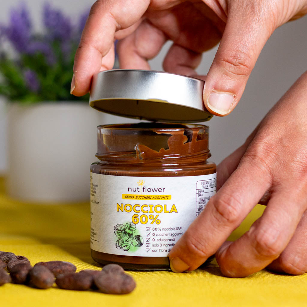 Crema Nocciola 60% e Cacao - Con Inulina